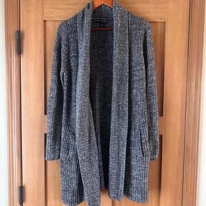 Barefoot Dreams CozyChic Lite Montecito Cardigan Sweater Gray Women’s Medium